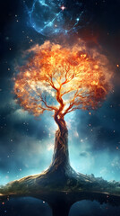 world tree under fire