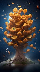 chicken nuggets tree