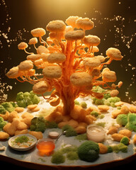 chicken nuggets tree