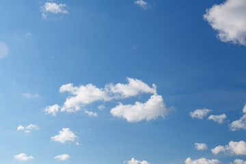 Abstract Texture Blue sky, Cloudy Sky Background Wallpaper
