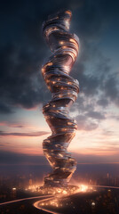 double helix skyscraper