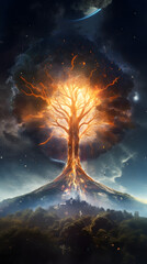 explosion of the biggest tree on earth