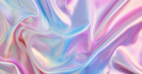 fundo abstrato de folha holográfica nas cores rosa, azul e roxo