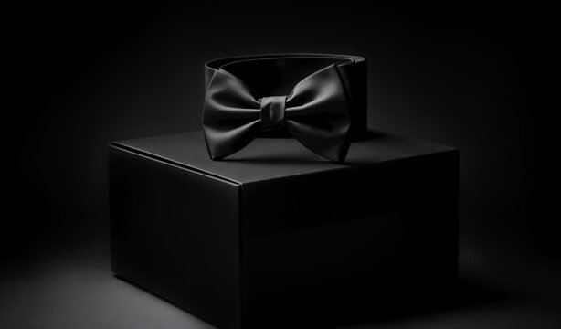 men's stylish black tie