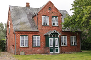 Historisches Haus bei Munkmarsch auf der Nordfriesischen Insel Sylt