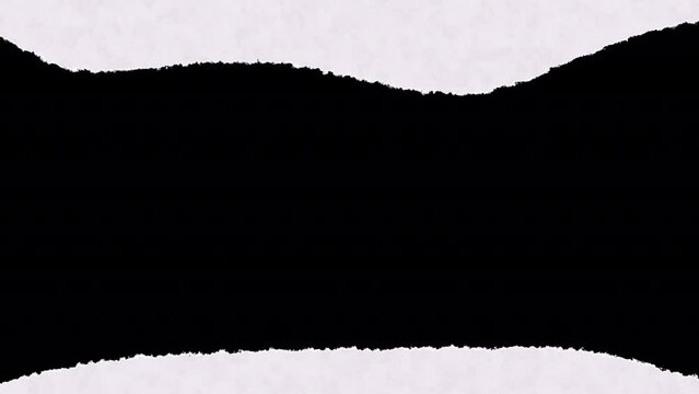 紙を破くイラスト(背景透過)のフレームのアニメーション動画