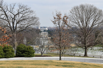 Washington DC, USA - March 10, 2022 - Arlington National Cemetery