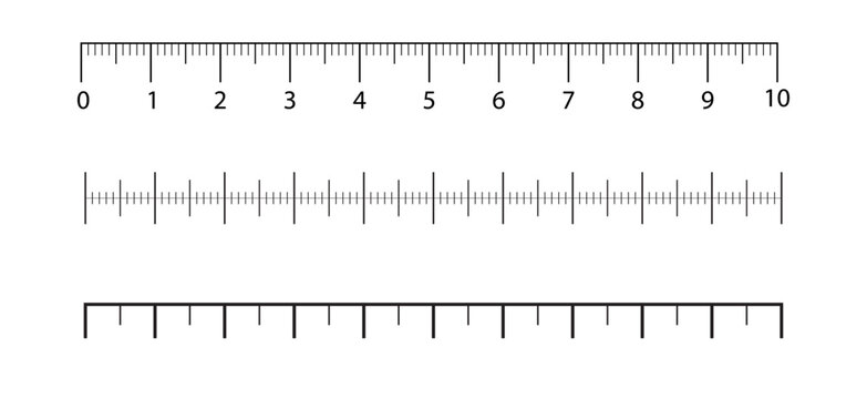 Rulers Inch and metric rulers template. Measuring tool. Blank measuring scale indicator. Scale for a ruler in inches and centimeters PNG