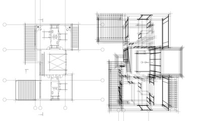 house plan blueprint