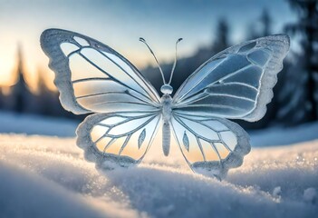 Transparent butterfly 