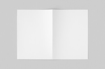 Fototapeta premium White paper file folder mockup., outside.