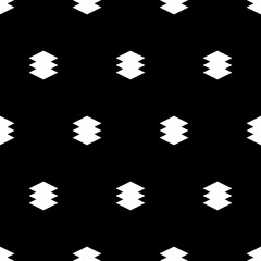 Seamless pattern. Geometrical backdrop. Figures ornament. Geometric wallpaper. Polygons motif. Digital paper, textile print, web design, abstract. Simple shapes background. Vector artwork.