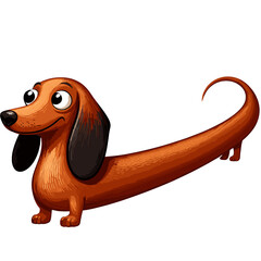 Long dachshound