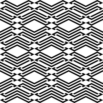 Seamless pattern. Shapes background. Digital paper, textile print, web design, abstract. Rhombuses, figures ornament. Diamonds, shapes wallpaper. Ethnic motif. Geometric backdrop. Vector artwork.