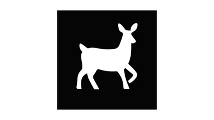 silhouette of a deer vector