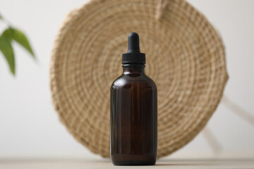 glass dropper bottle care product