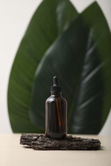 glass dropper bottle care product
