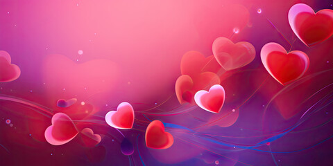 Floating Hearts Fill the Air