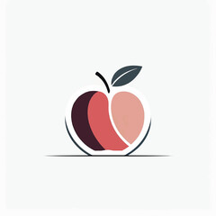 apple logo on a white background 