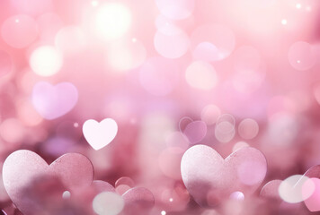 Hearts Floating in the Air