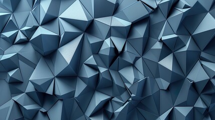 Fototapeta premium 3D rendering abstract creative triangle polygon background