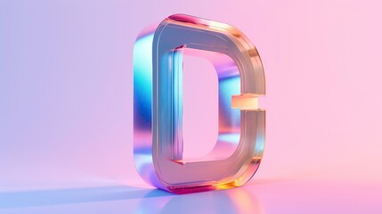 3d stand letter background