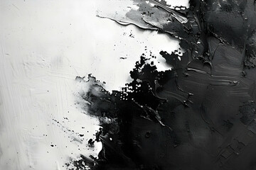 ink splash black and white background