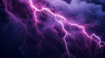 Poster lightning lighting in the sky © Rodica