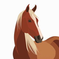 horse logo on a white background  