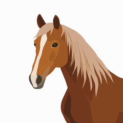 horse logo on a white background  
