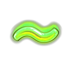Glowing green symbol