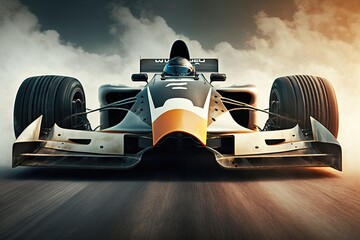Race car. Racing cars. High speed