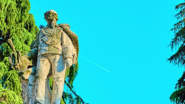 Monument to Vittorio Emanuele II in Vicenza, Italy