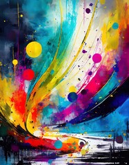 abstract color design art illustration background new quality universal colorful joyful stock image