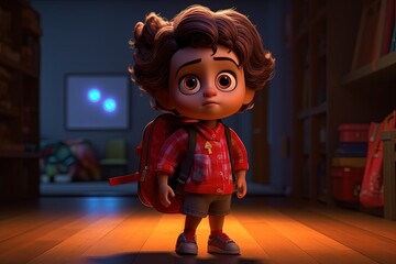 Back to school. Children preschoolers and schoolchildren going to the educational institution. The road to school, morning gatherings for school, acquiring knowledge, mining information.