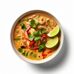 laksa soup closeup