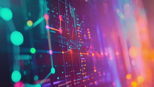 A closeup of a computer screen showing a graph with data points evidence of how AI is revolutionizing data ysis and interpretation in scientific research.