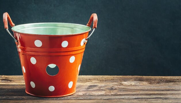 Plastic bucket 2024 with holes