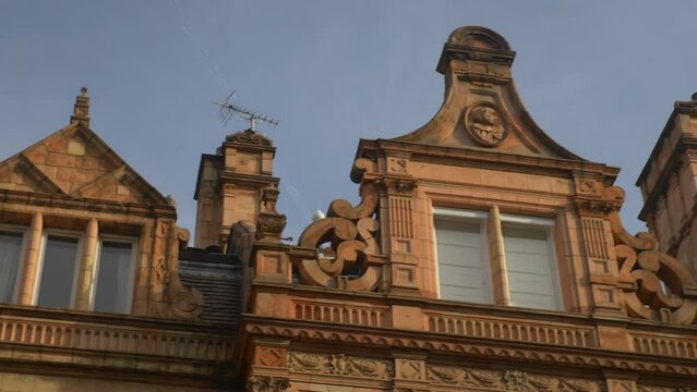London Victorian Buildings Mayfair Tops Of Buildings Ornate Architecture 