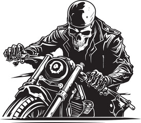Phantom Pistons Skeletons Modify a Modern Motorbike