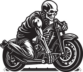 The Haunted Hog Skeletons and a Modern Motorbike