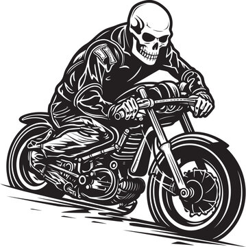 Ghost Riders in the Garage Skeletons Customize a Modern Motorbike