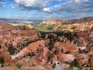 Overlooking Bryce Canyon Park