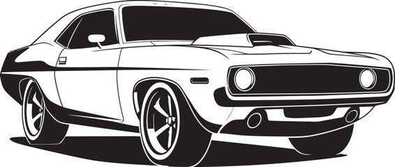 Revved Up Reminiscence Vintage Muscle Cars That Roar