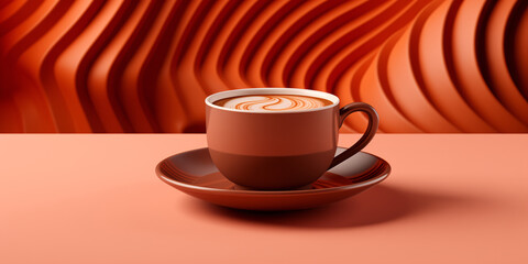 Coffee 3D background
