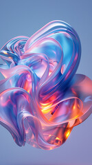 abstract background with waves