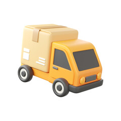 Delivery Truck 3D Image