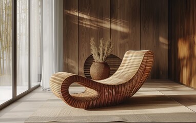 Rattan Lounge Chair
