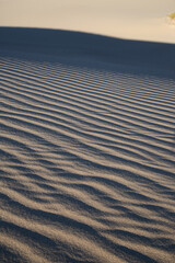 Arid Climate - wind blown ripples and sand dunes in the desert,