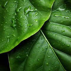 Close-up of green plant leaf